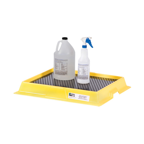 Poly-Labtray, 25.5" L x 22" W x 3.25" H, 2.5 US gal. Spill Capacity Fastek