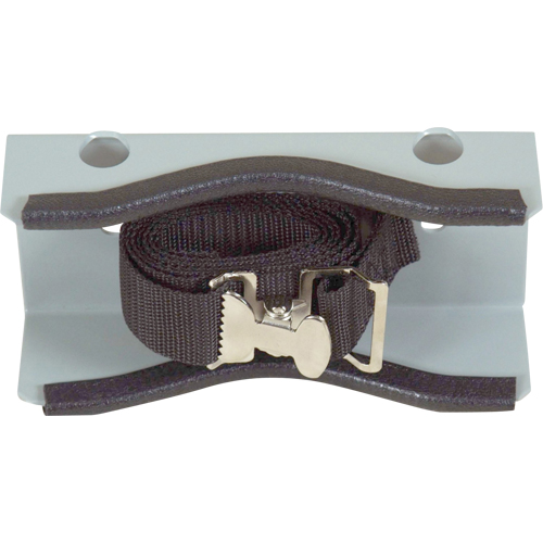 Support mural gris pour une bouteille Fastek