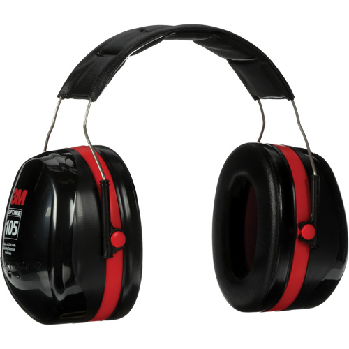 Peltor Optime 105 Series Earmuffs, Headband, 30 NRR dB Fastek