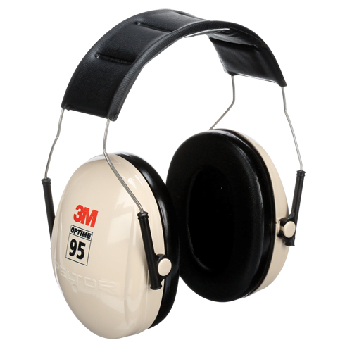 Peltor Optime 95 Series Earmuffs, Headband, 21 NRR dB Fastek