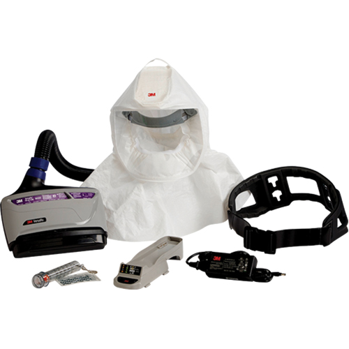 Trousse Easy-Clean pour APR motoris&eacute; TR-600 de Versaflo, Capuchon & visi&egrave;re, Pile Lithium-ion Fastek