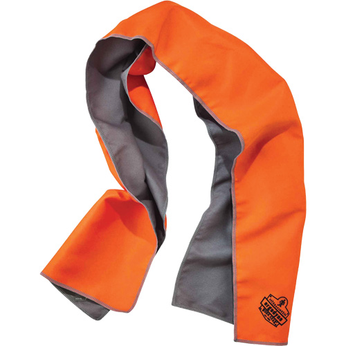 Serviette de refroidissement en microfibre Chill-Its 6602MF, Orange haute visibilit&eacute; Fastek