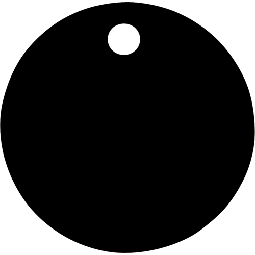 Blank Tags, Aluminum, 1.5" dia Fastek