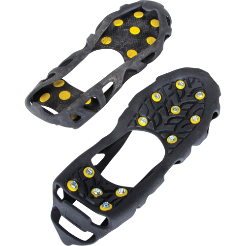 Heavy-Duty Anti-Slip Ice Cleats, Steel, Stud Traction, Medium Fastek