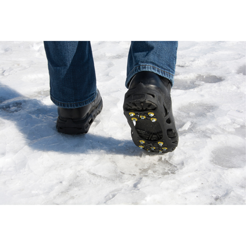 Heavy-Duty Anti-Slip Ice Cleats, Steel, Stud Traction, Medium Fastek