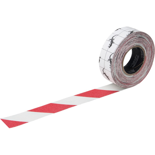 Premium Anti-Skid Tape, 2" x 60', Red & White Fastek