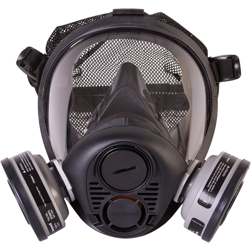 North&reg; RU6500 Series Full Facepiece Respirator, Silicone, Medium Fastek