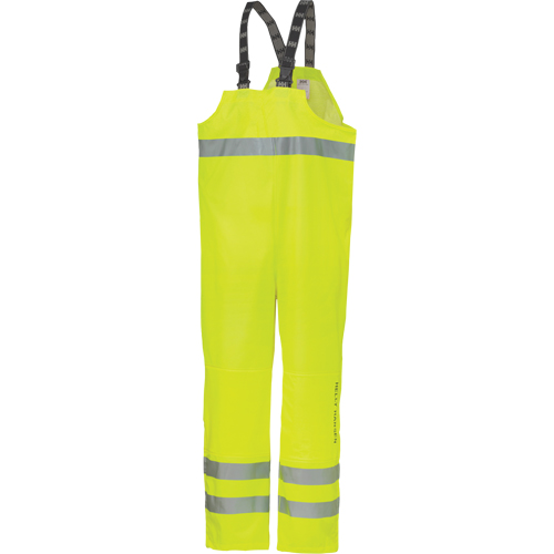 Narvik Rainwear - Bib pants, Polyester, Small, High Visibility Lime-Yellow Fastek