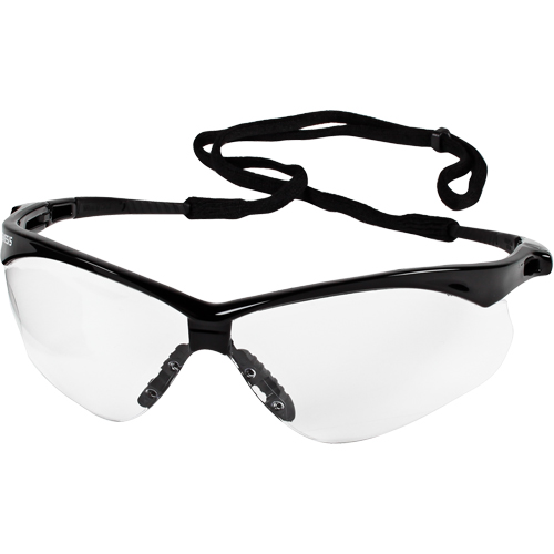 Lunettes de s&eacute;curit&eacute; Nemesis de Kleenguard, Lentille Transparent, Antibu&eacute;e, ANSI Z87+/R&eacute;pond ou surpasse la norme CSA Z94.3 Fastek