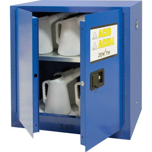 Corrosive Liquids Cabinet, 22 gal., 35" x 35" x 22" Fastek