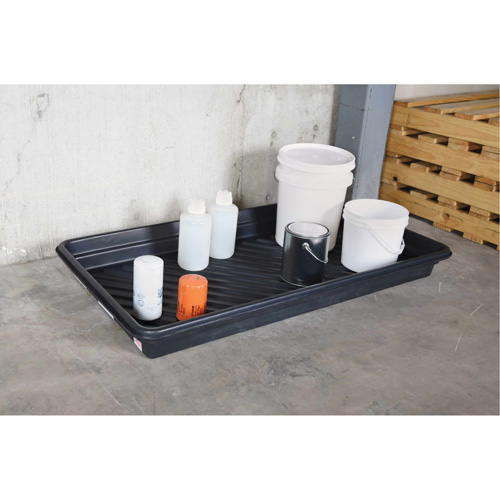Plateaux Ultra-Utility Trays, 24" lo x 48" la x 4,75" h, Cap. de d&eacute;versement 24 gal. US Fastek