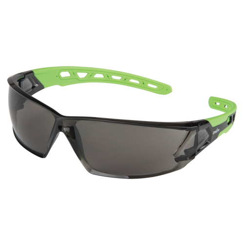 Z2500 Series Safety Glasses, Grey/Smoke Lens, Anti-Scratch, ANSI Z87+/Meets/Exceeds CSA Z94.3 Fastek