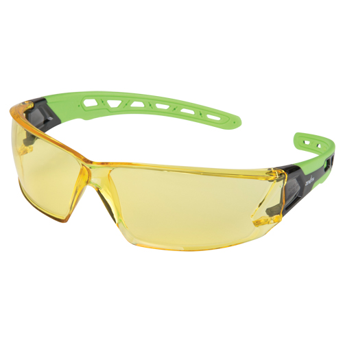 Z2500 Series Safety Glasses, Amber Lens, Anti-Scratch, ANSI Z87+/Meets/Exceeds CSA Z94.3 Fastek