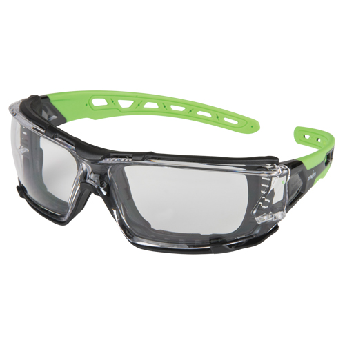 Lunettes de s&eacute;curit&eacute; s&eacute;rie Z2500 avec joint en mousse, Lentille Transparent, Anti-&eacute;gratignures, ANSI Z87+/R&eacute;pond ou surpasse la norme CSA Z94.3 Fastek