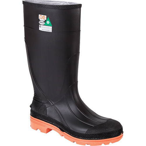 Bottes de travail PRM, PVC, Embout Acier, Pointure 7, Semelle R&eacute;sistant aux perforations Fastek