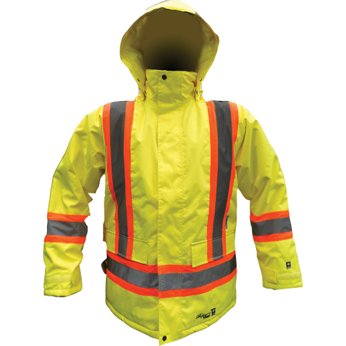Parka de s&eacute;curit&eacute;, Jaune lime haute visibilit&eacute;, Petit Fastek