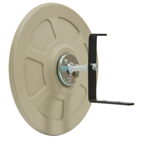 Convex Mirror with Bracket, Indoor/Outdoor, 12" Diameter Fastek