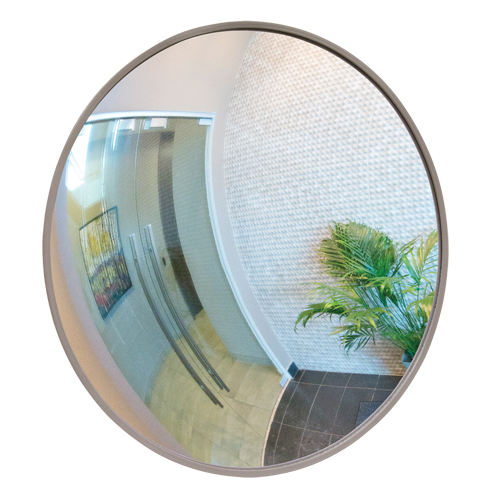 Convex Mirror with Bracket, Indoor/Outdoor, 26" Diameter Fastek