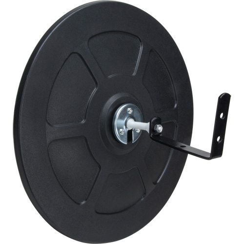 Convex Mirror with Bracket, Indoor/Outdoor, 12" Diameter Fastek