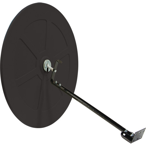 Miroir convexe avec support, Int&eacute;rieur/Ext&eacute;rieur, Diam&egrave;tre 26" Fastek