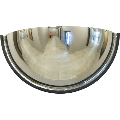 180° Dome Mirror, Half Dome, Closed Top, 18" Diameter Fastek
