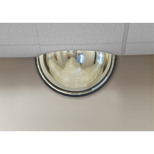 180° Dome Mirror, Half Dome, Closed Top, 18" Diameter Fastek