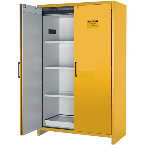 90-Minute EN Safety Storage Cabinet, 45 gal., 2 Door, 46.97" W x 76.89" H x 24.21" D Fastek
