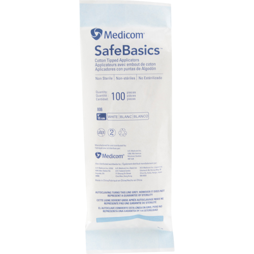 6" Cotton Tip Applicators Fastek