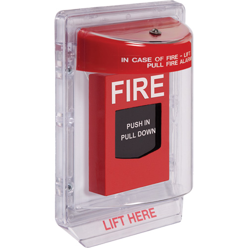 Couvercles pour alertes d'incendie - couvercles pour alertes int&eacute;rieures Stopper II, Encastr&eacute; Fastek