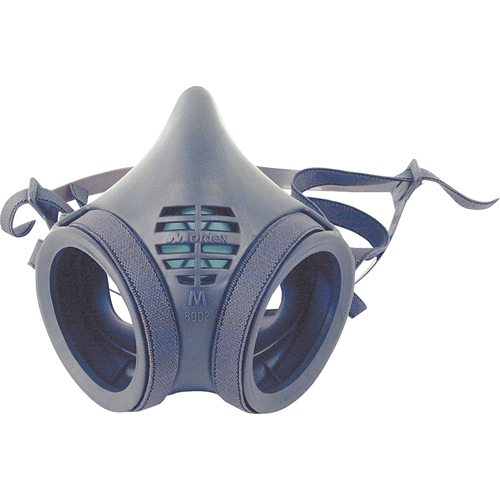 8000 Series Half-Mask Respirator, Elastomer/Thermoplastic, Small Fastek