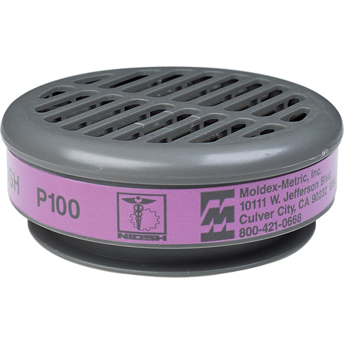 8000 Series Replacement Cartridges, Gas/Vapour Cartridge, P100 Filter Fastek