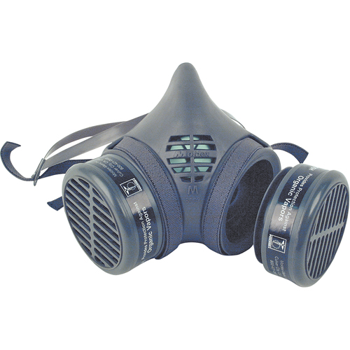 8000 Series Assembled Respirator, Elastomer/Thermoplastic, Medium Fastek