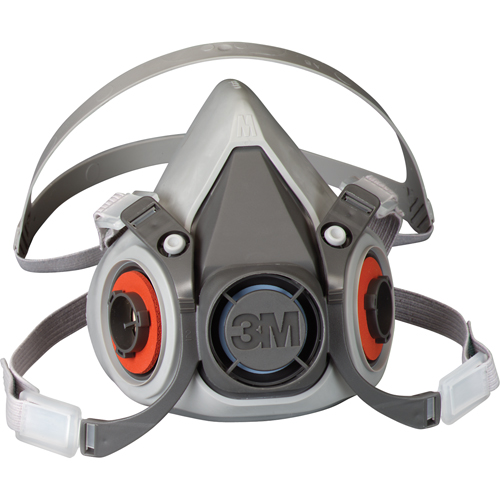 Respirateur r&eacute;utilisable &agrave; demi-masque s&eacute;rie 6000, Thermoplastique, Grand Fastek