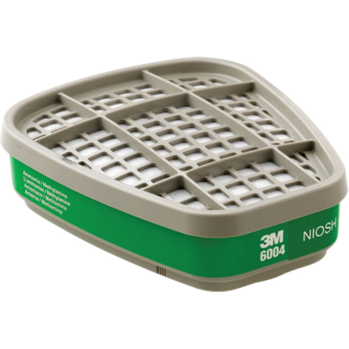 Cartouches pour respirateur s&eacute;rie 6000, Cartouche gaz/vapeur, Ammoniac/M&eacute;thylamine Fastek