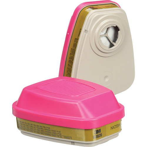 Cartouches pour respirateur s&eacute;rie 6000, Cartouche gaz/vapeur, Gaz multiples/Vapeurs/P100 Fastek