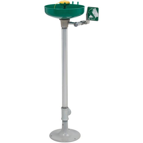 Axion&reg; Eye/Face Wash Station, Pedestal Installation, Plastic Bowl Fastek