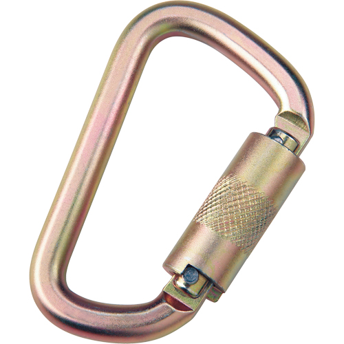 Anchorage Connecting Carabiner, Steel, 420 lbs. Capacity Fastek