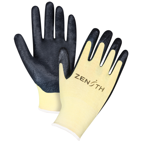 Superior Grip Cut-Resistant Gloves, Size 12/3X-Large, 13 Gauge, Foam Nitrile Coated, Aramid Shell, ANSI/ISEA 105 Level 3/EN 388 Level 5 Fastek