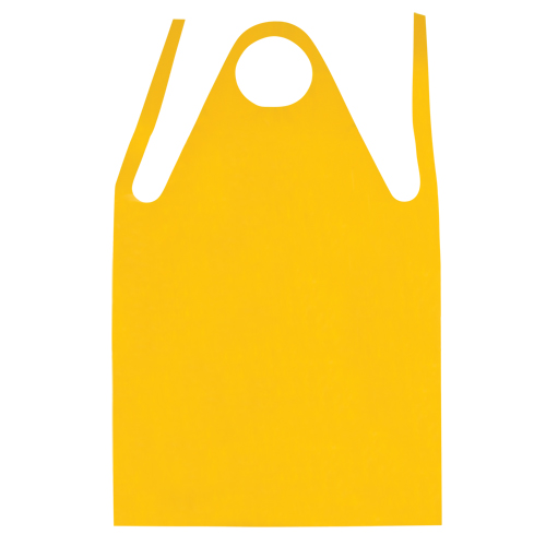 Apron, Polyurethane, 45" L x 35" W, Yellow Fastek