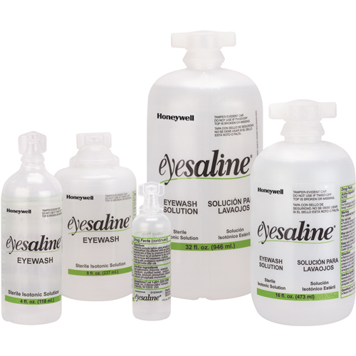 Saline Eyewash Bottles, Full Bottle, 32 oz. Fastek