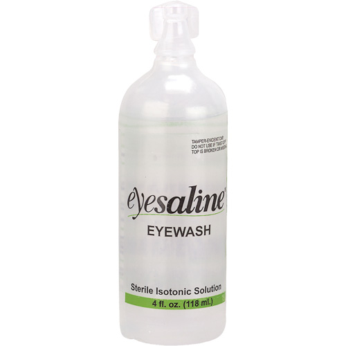 Saline Eyewash Bottles, Full Bottle, 4 oz. Fastek