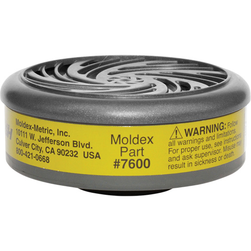 7000/9000 Series Respirator Filters, Gas/Vapour Cartridge, Multi Gas/Organic Vapour Fastek