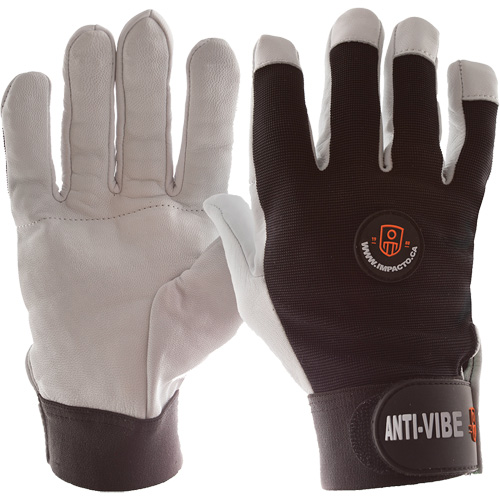 Gants antivibrations Air Glove, Taille Moyen, Paume Cuir perl&eacute; Fastek