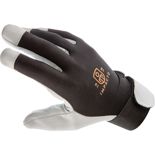 Gants antivibrations Air Glove, Taille Moyen, Paume Cuir perl&eacute; Fastek