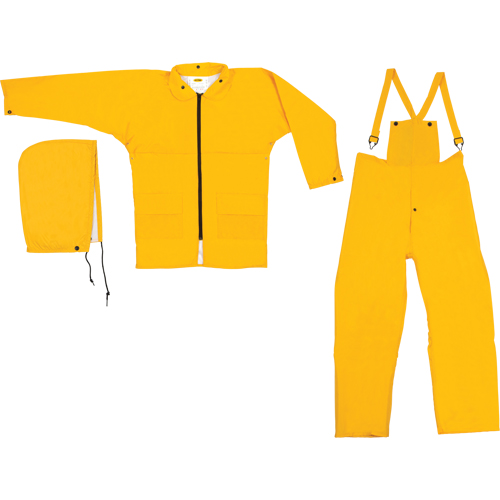 Natpac Rain Suit, Nylon, 2X-Large, Yellow Fastek