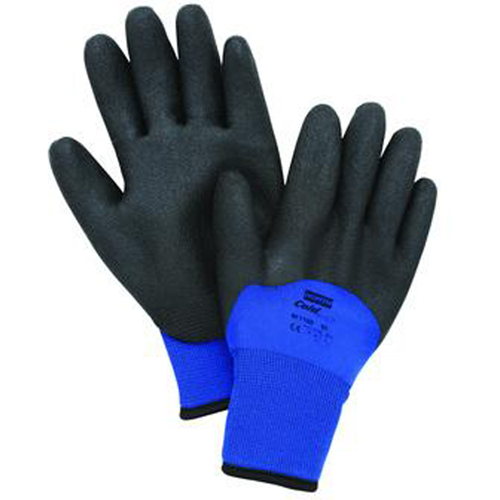 North&reg; Northflex Cold Grip Gloves, 8/Medium, PVC Coating, 15 Gauge, Nylon Shell Fastek