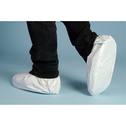 Shoe Covers, Large, Microporous, White Fastek