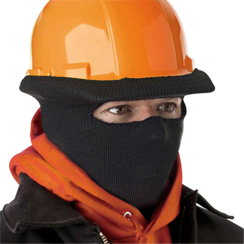 Coiffe extensibles &agrave; enfiler pour casques de s&eacute;curit&eacute;, Taille unique, Noir Fastek
