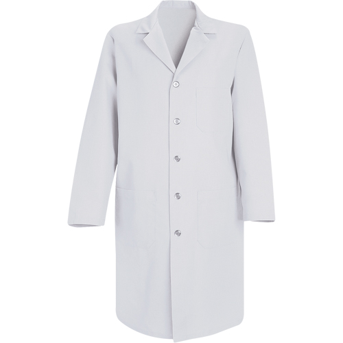 Lab Coats, Poly-Cotton, 32, White Fastek
