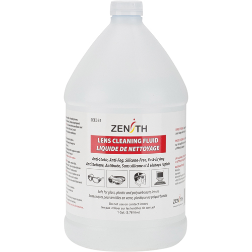 Anti-Fog Lens Cleaner Refill, 3.78 L Fastek